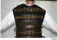  Photos Medieval Brown Vest on white shirt 1 Medieval Clothing brown vest upper body 0004.jpg